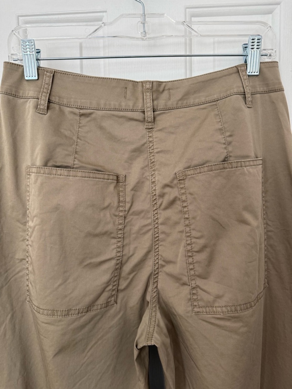 Tibi | Garment Dyed Silky Cotton Sid Chino Pant | Size 27S | Acorn - Picture 6 of 16